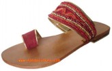 leather insole sandal
